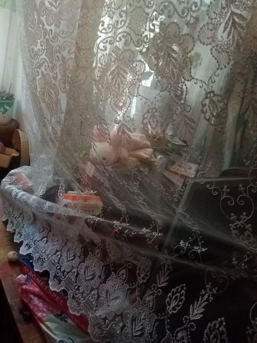 Тюль 1 новый, 2 старых