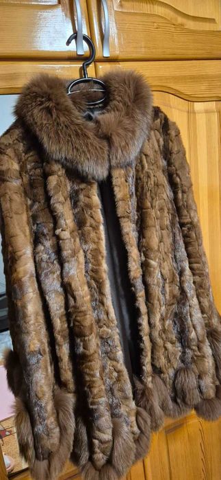 Палто естествена кожа