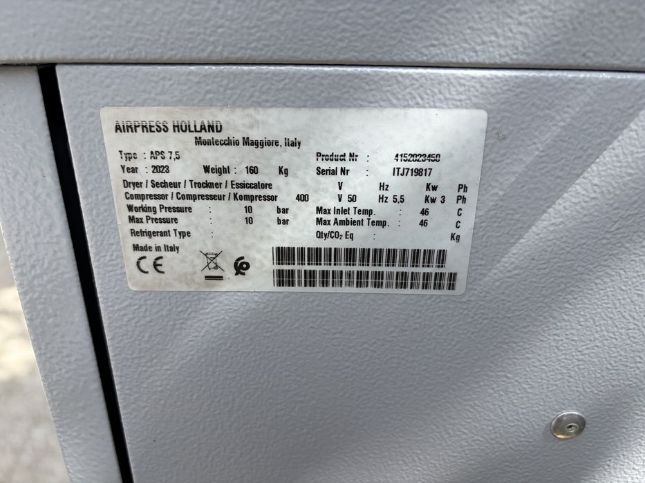 Винтов компресор AirPress 5.5kw 650lt 2023