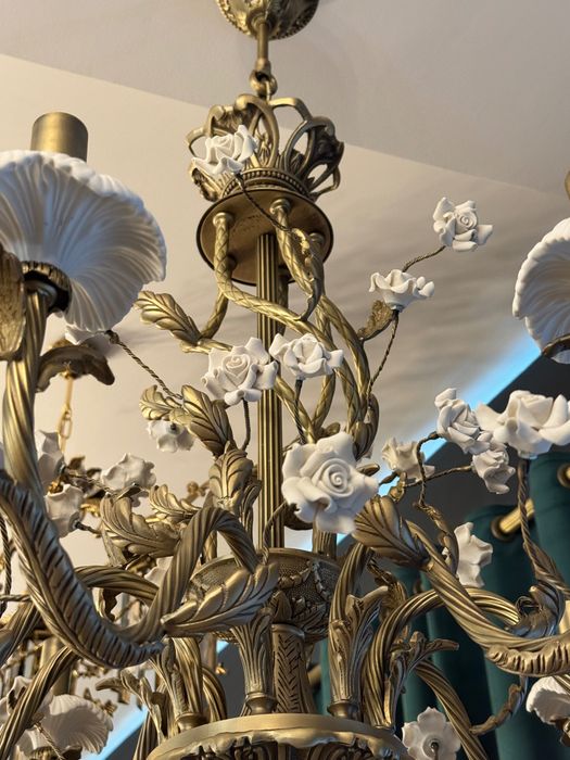 Candelabru din bronz masiv