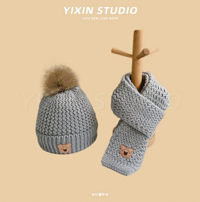 Shapka + sharf, momiq