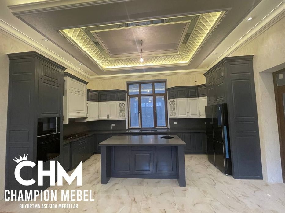 Ошхона мебели |  Кухонный гарнитур НЕО КЛАССИКА из Крашенние МДФ.