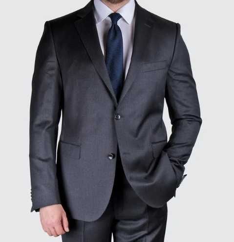 Sacou blazer 50 XL de lux Eduard Dressler lana respirabila grey