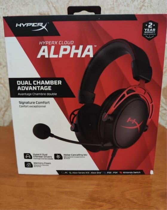 Наушники Hyper X cloud alpha