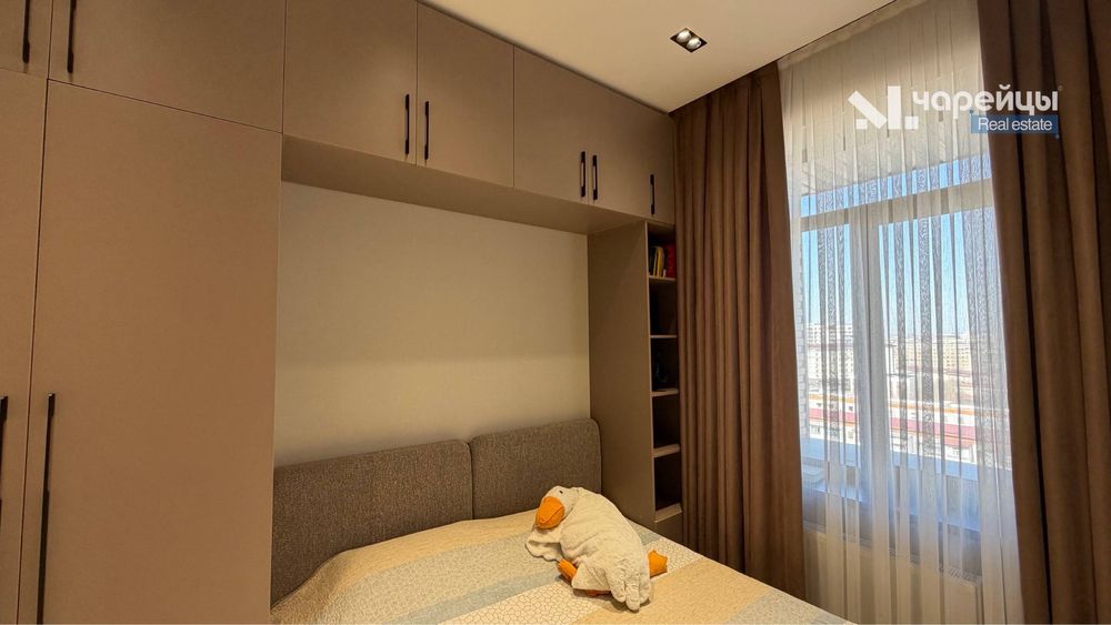 3-комнатная квартира с ремонтом в новостройке у метро Новза