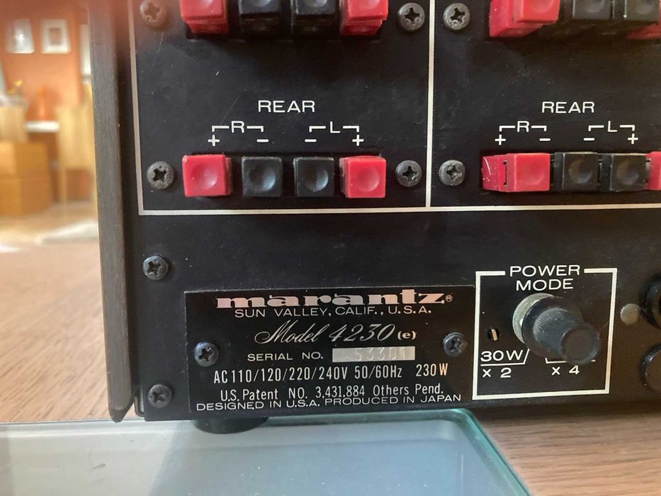 Receiver MARANTZ model 4230 Stereo 2+Quadradial 4