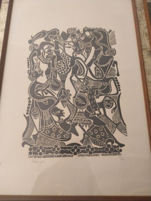 Vând trei tablouri desen original .semnate