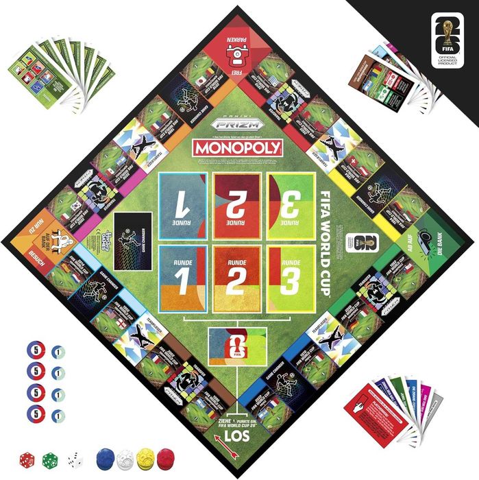 Продавам: Настолна игра Монополи Hasbro Monopoly Panini Prizm: FIFA World Cup