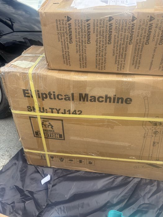 Bicicletă eliptică fitness TYJ142 – nouă, în cutie
