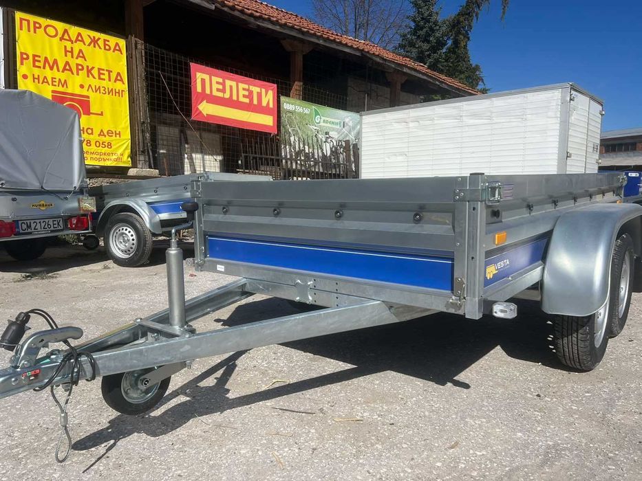 Двуосно туристическо ремарке 251/135см.