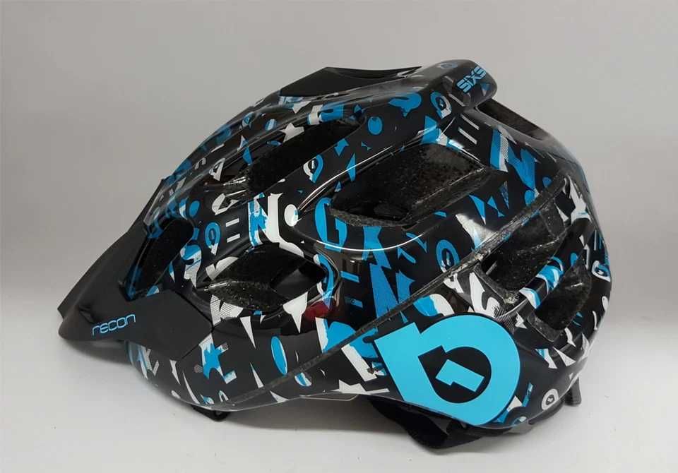 велосипедна каска SixSixOne Helmet Recon Repeater Cyan - размер S\M