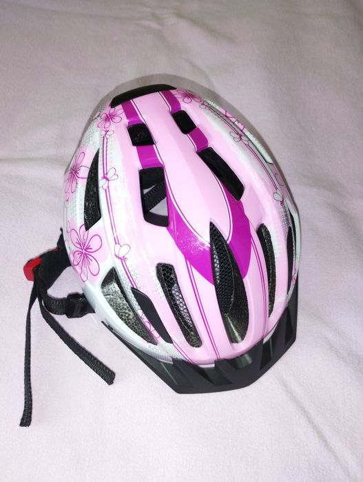 Светеща каска за велосипед р. 49-54 см /за 6-10г./