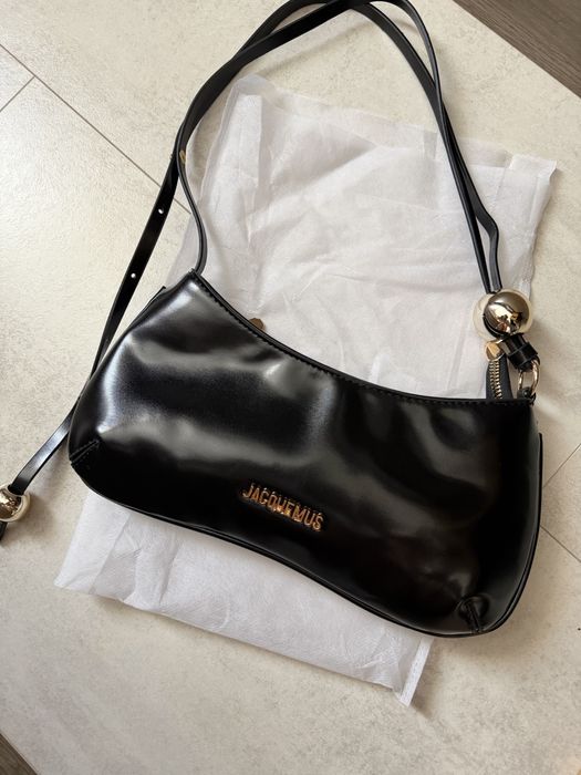 Jacquemus  Bisou Perle черна чанта