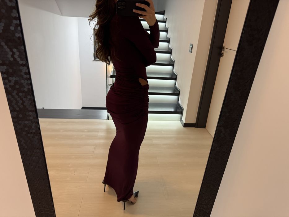 Rochie burgundie