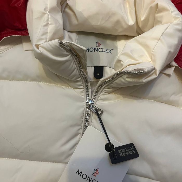 куртка Moncler бело-красная