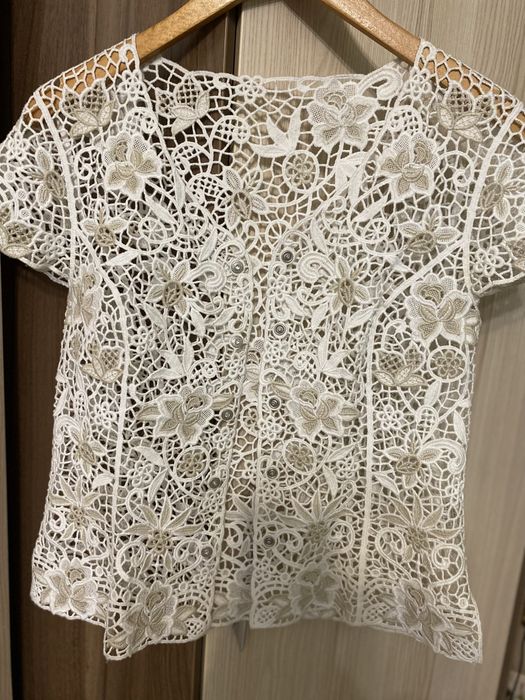 Летняя ажурная кофточка
