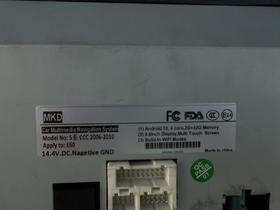 Ecran Navigatie andorid bmw seria 3 e90 seria 5 e60 2gb ram