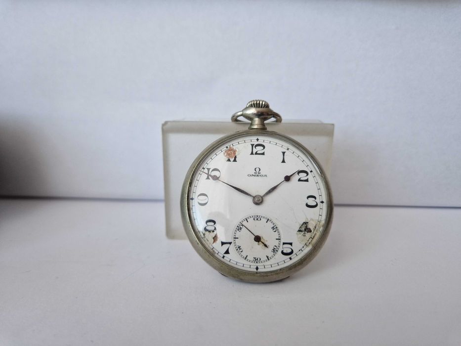 Ceas Omega de Buzunar Carcasa Nickel -Mecanic.