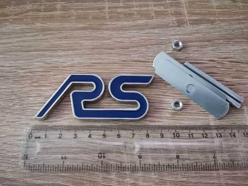 синя емблема за решетка Ford RS