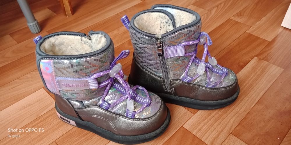 Зимние сапоги на девочку