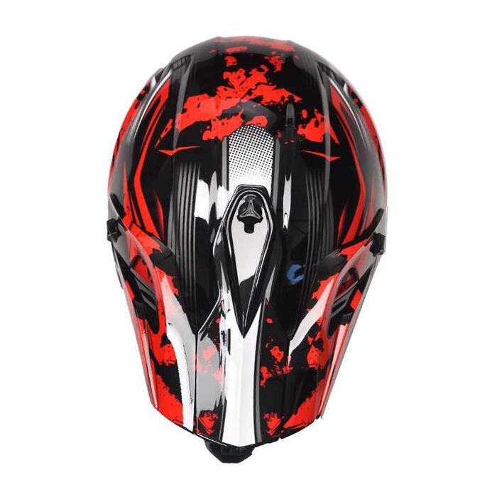 Casca Moto Enduro Cross ATV - S / M / L / XL - Rosu