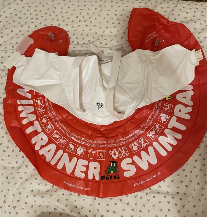 Червен обучителен пояс SWIMTRAINER Classic (0-4 години)