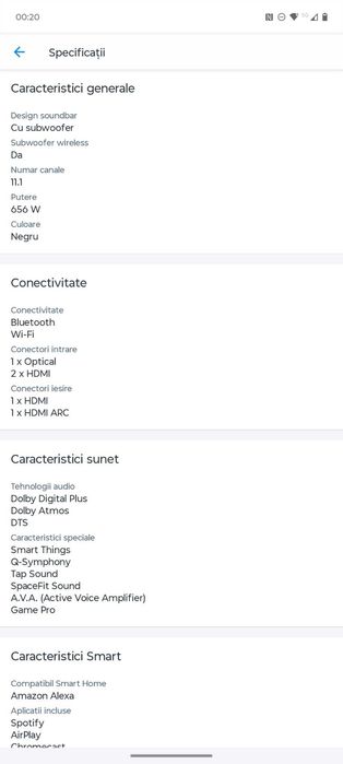 SoundBar Samsung 11.1.4