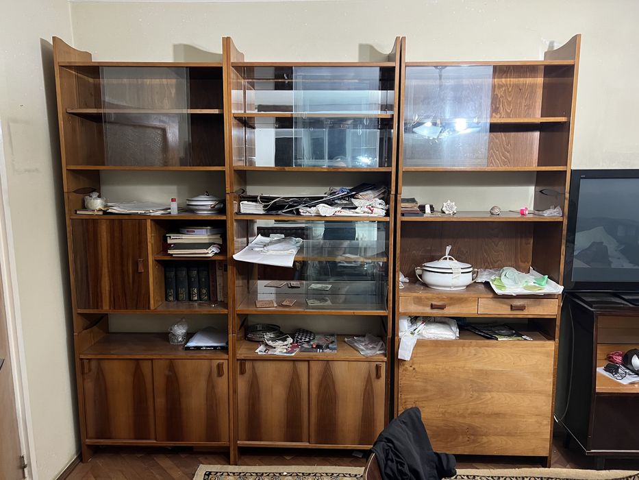 Mobila Veche Lemn Masiv Comunista 1970