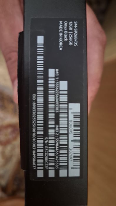 Samsung Galaxy S24+ Onyx Black 12GB / 256 GB Made in Korea