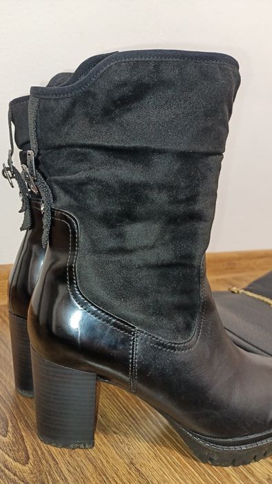 Cizme piele cadou geanta