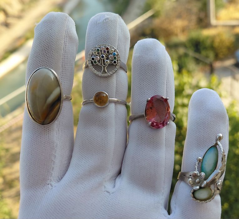 Кольцо серебро Змейка.