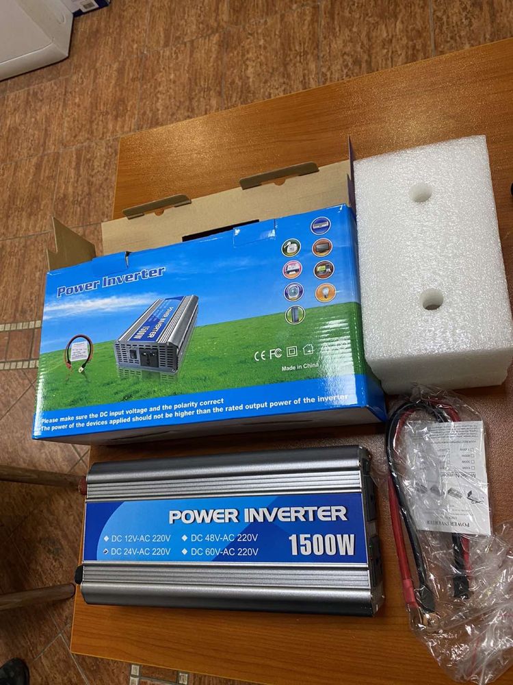 Нов Преобразовател инвертор 12 v 24 към 220 гр. Варна Колхозен пазар ...