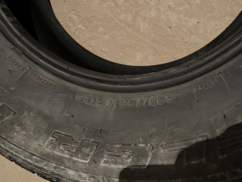 Шины 3- шт 265/70R16.  1125