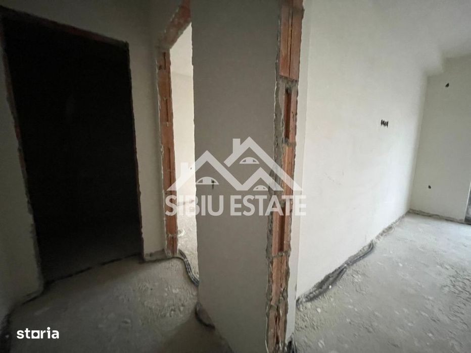 Apartament decomandat cu 2 camere-s.utila 52.57 mp, si gradina