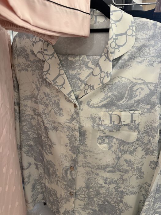 Pijama damă satin roz pudră |.Monogramă NOUĂ