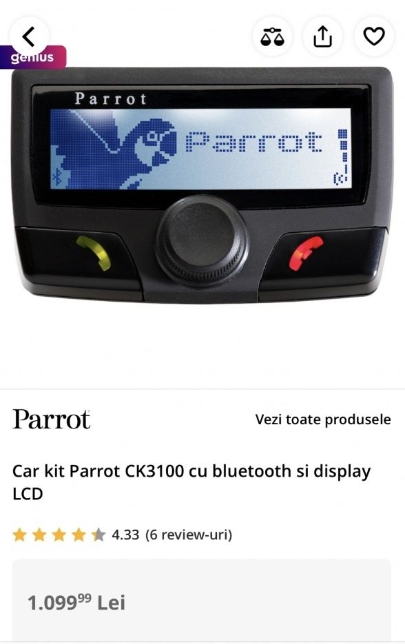 Parrot CK 3100 LCD