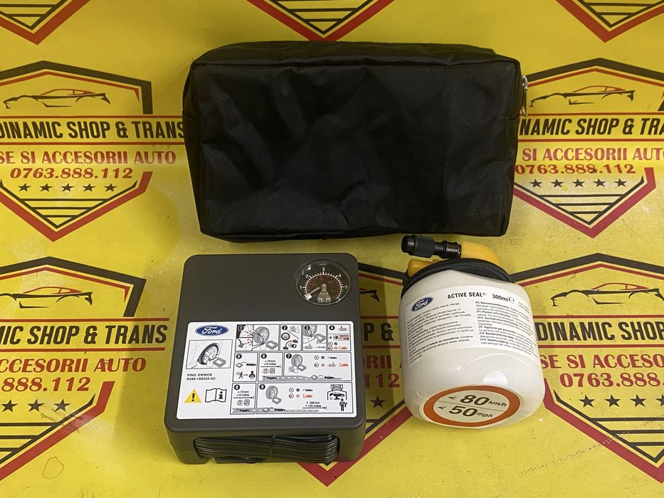Kit pana compresor auto umflat roti OE Ford neutilizat kit pana 12V120