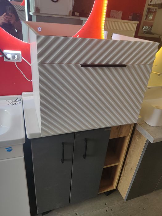 Раковина с тумбой разных размеров