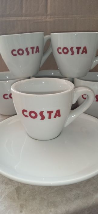 Комплект чаши за кафе еспресо Costa + подарък