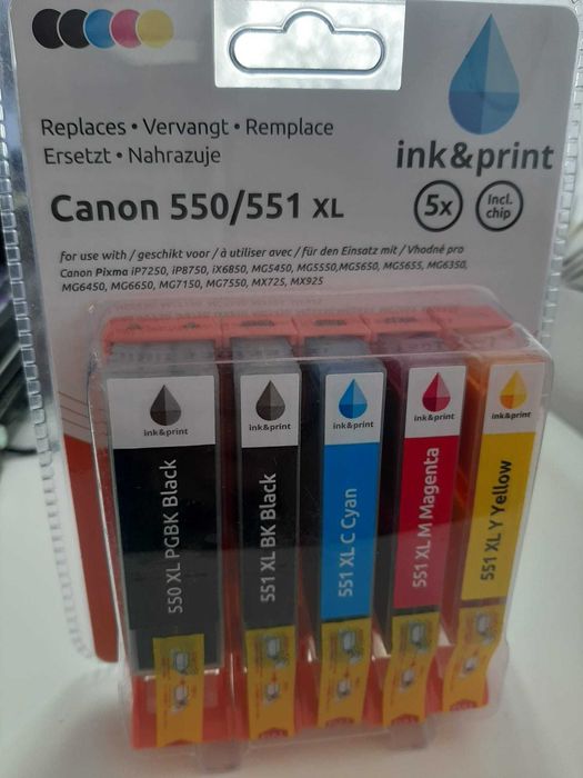 Set cartus, toner de cerneală compatibile Canon