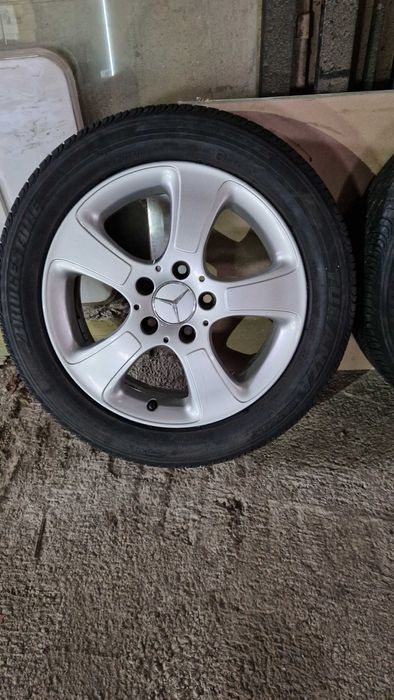 MERCEDES джанти със летни гуми 195/55/16 6J ET46 5×112 ЦО 66,6