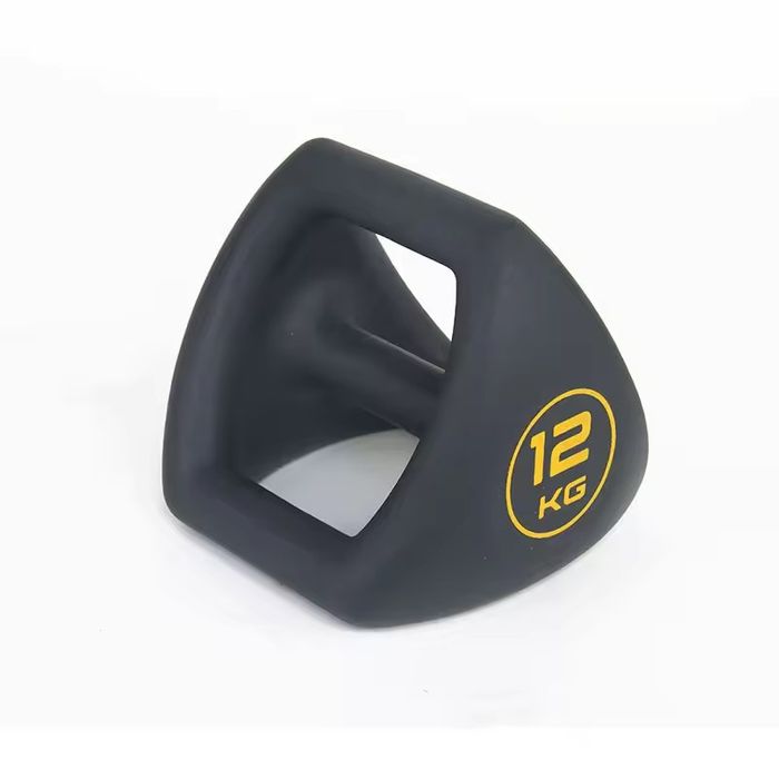 Set Gantere Kettlebell, Zoco Body Fit® Y Bell, Greutate 4-16 kg, Negru