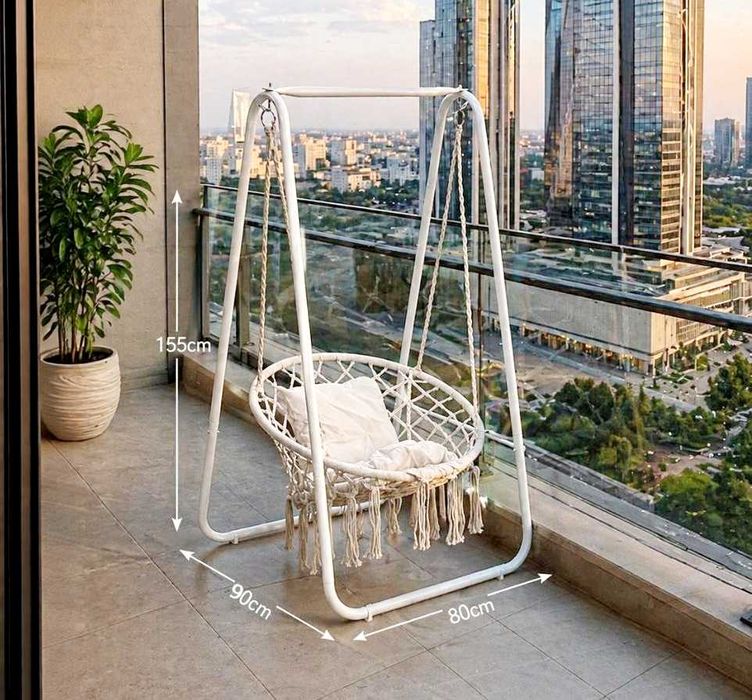 Кресло - гамак, подвесное, для дачи и дома,качели подвесные,подушка