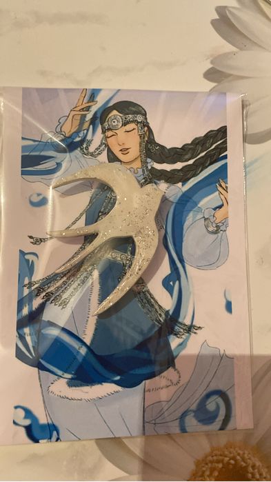 Этно брошь на заказ