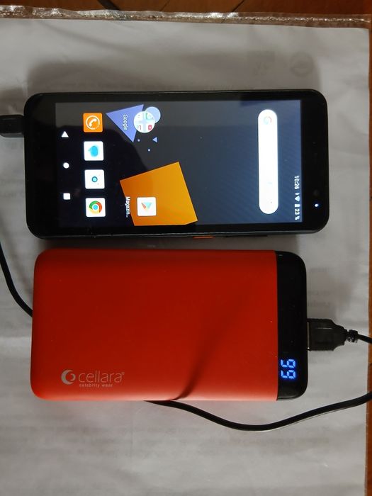 Telefon maxcom plus baterie externa