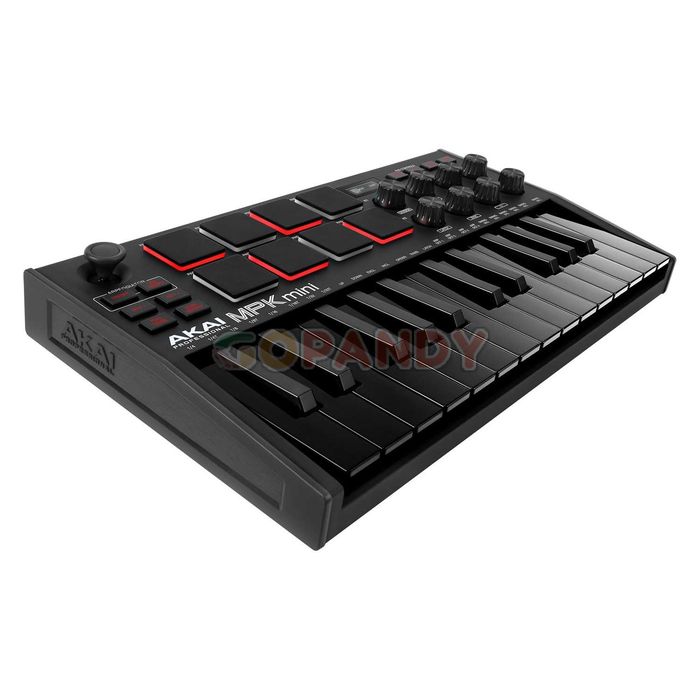 Akai Professional MPK Mini MKIII – 25-клавишен USB MIDI контролер, миди клавиатура