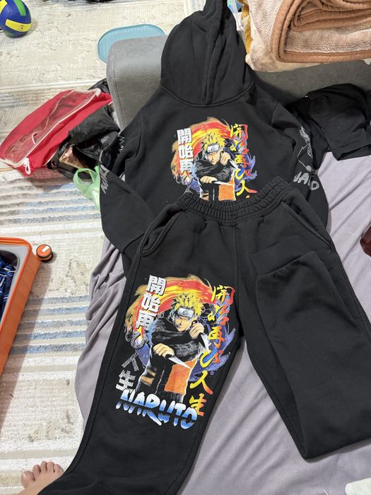 Шикарный тёплый костюм анимэ для мальчика