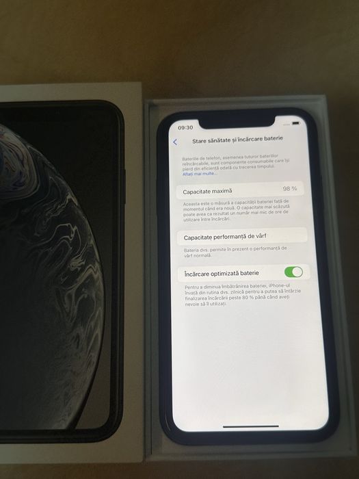 iPhone Xr Black 64GB 10/10 ca nou