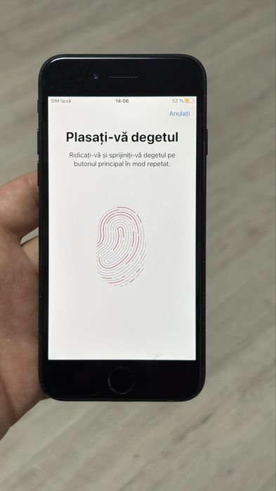 iPhone 7 Black Mate Neverlock 32GB 95% Amprenta OK-Perfect Functional-