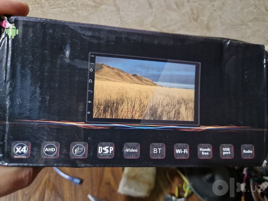Монитор 8d 2/32(android) с рамкой. 2 динамика Hertz 200w (original).